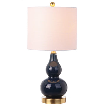 Anya 20.5" Mini Glass LED Table Lamp - JONATHAN Y